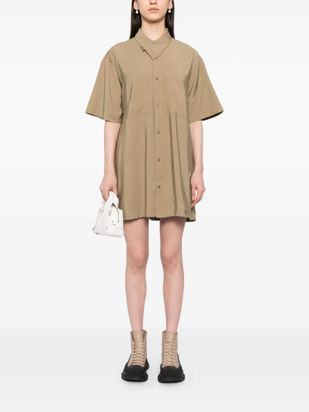 Button-Up Midi Dress