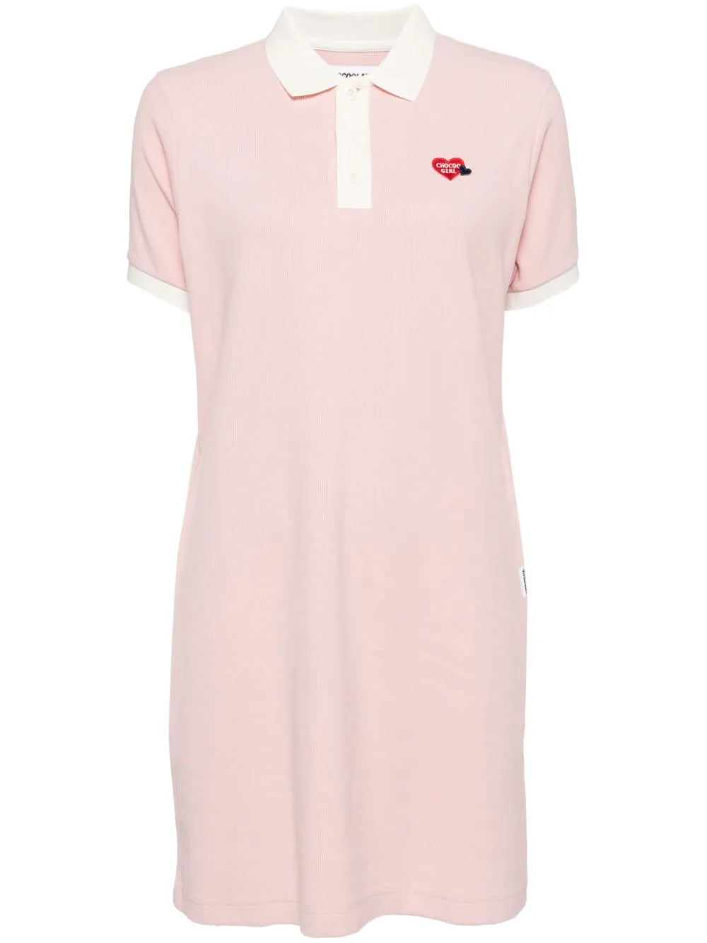 Logo-Embroidered Polo-Collar Dress