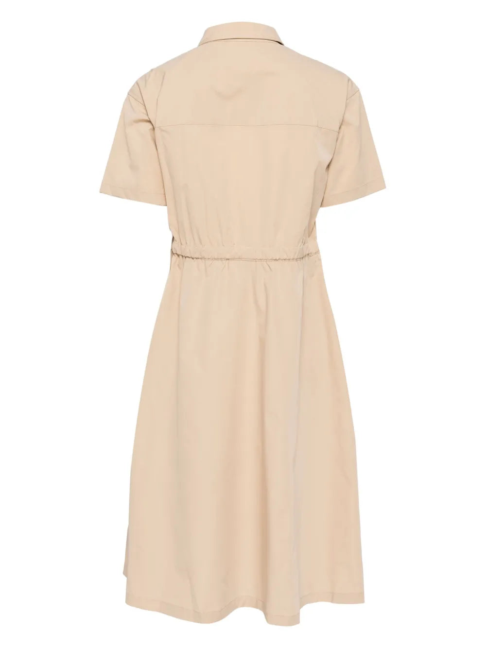 Logo Print Short Sleeve Dress