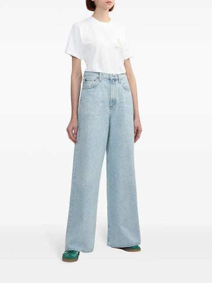Nolan High-Rise Wide-Leg Jeans