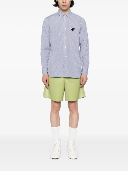 Logo-Patch Cotton Shirt