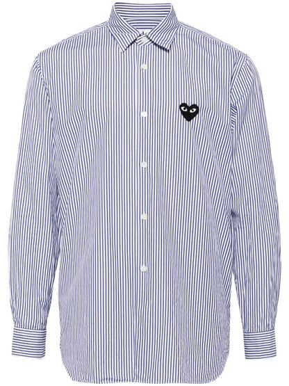Logo-Patch Cotton Shirt
