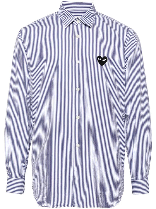 Logo-Patch Cotton Shirt