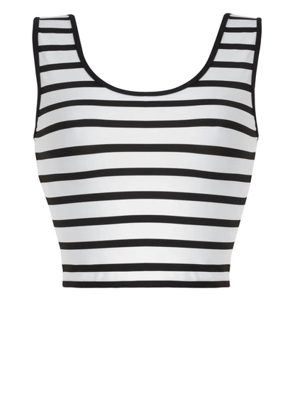Frost Stripe Tankini Top