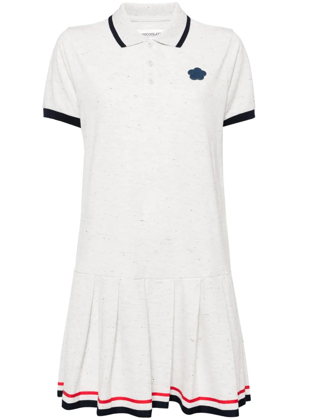 Logo-Appliqué Piqué Polo Dress