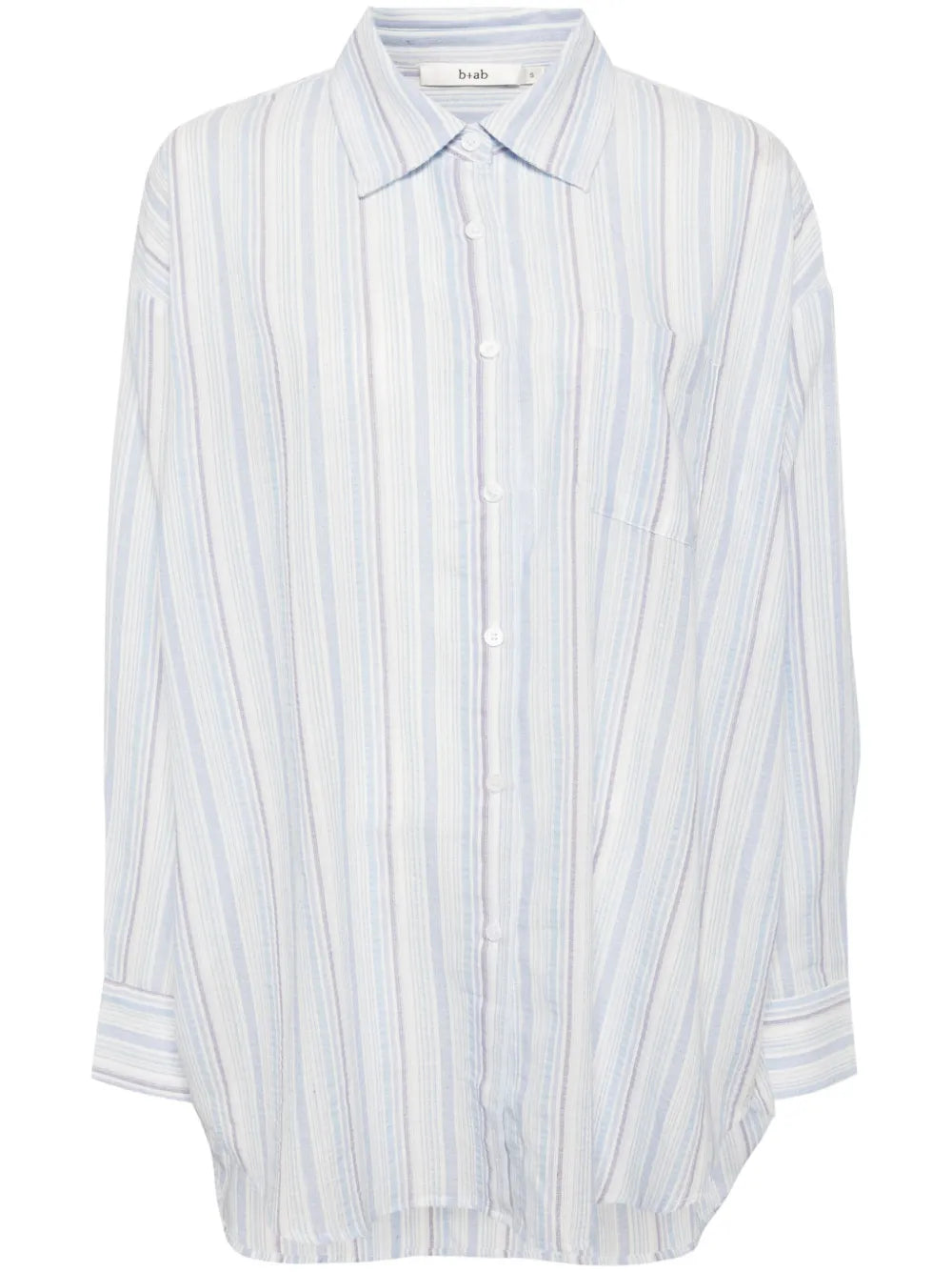 Striped Button-Up Shirt