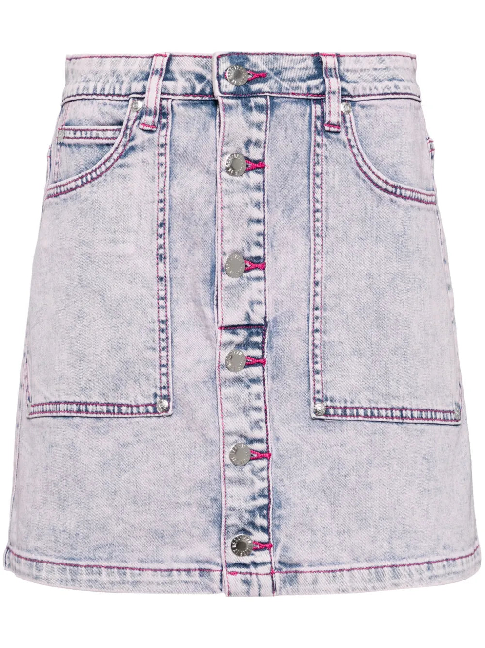 Washed Denim Skirt