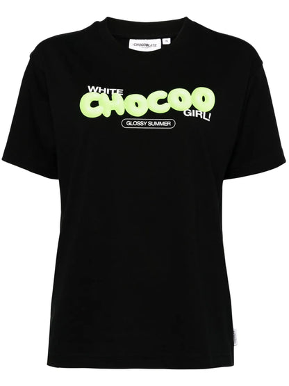 Logo Lettering Cotton T-Shirt
