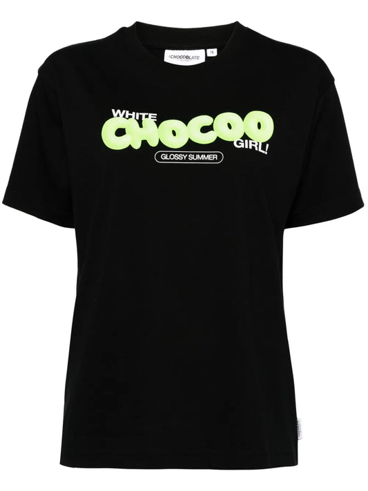 Logo Lettering Cotton T-Shirt