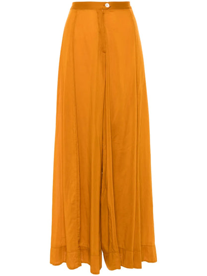 Pleat-Detailing Palazzo Pants