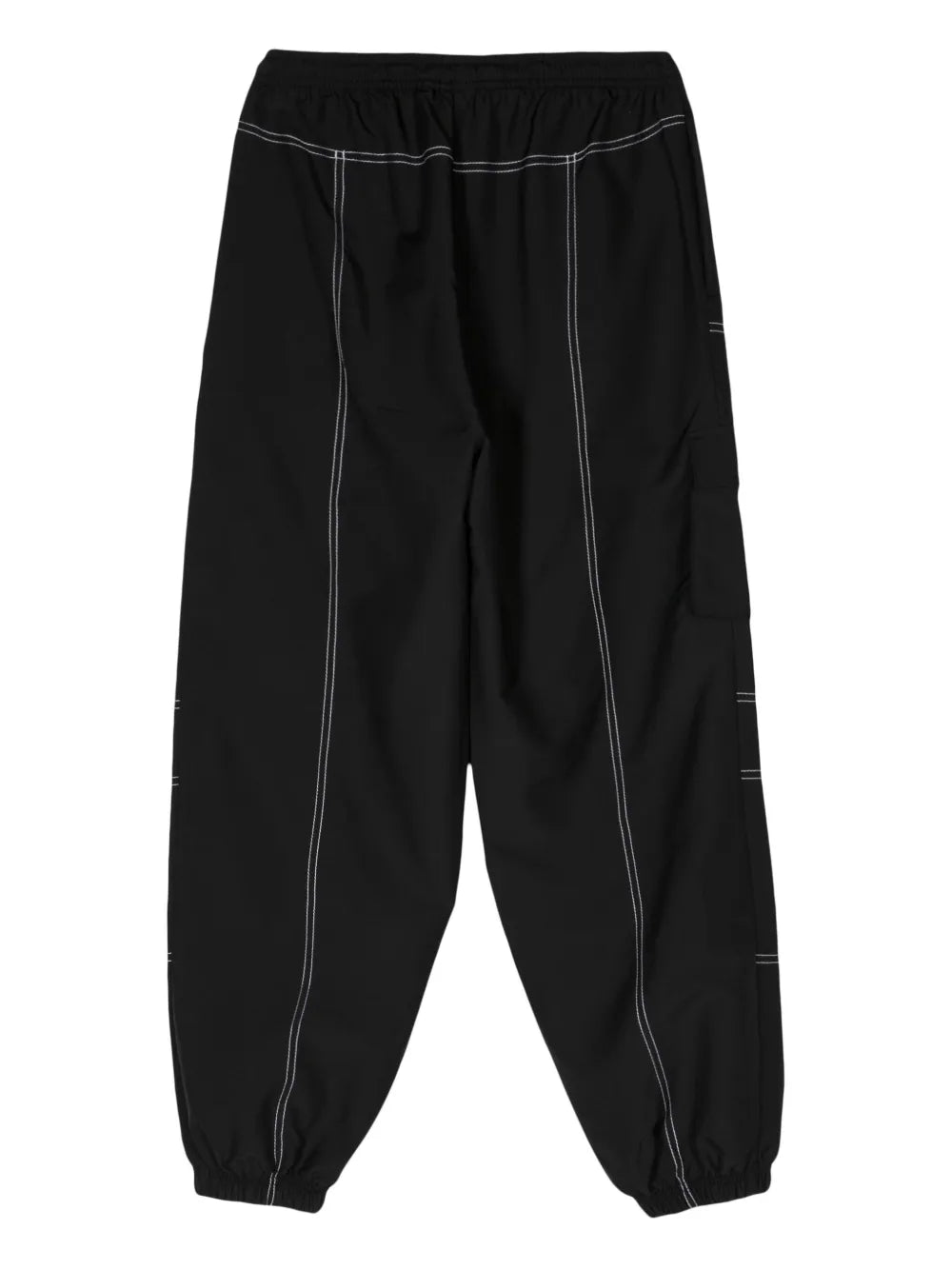 Decorative-Stitching Track Pants