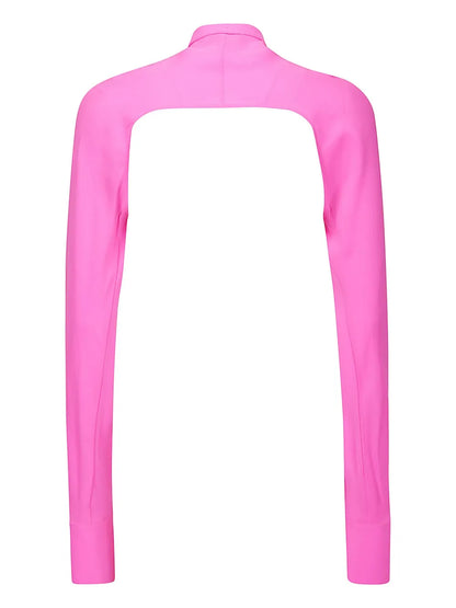 Collarless Silk Sleeves