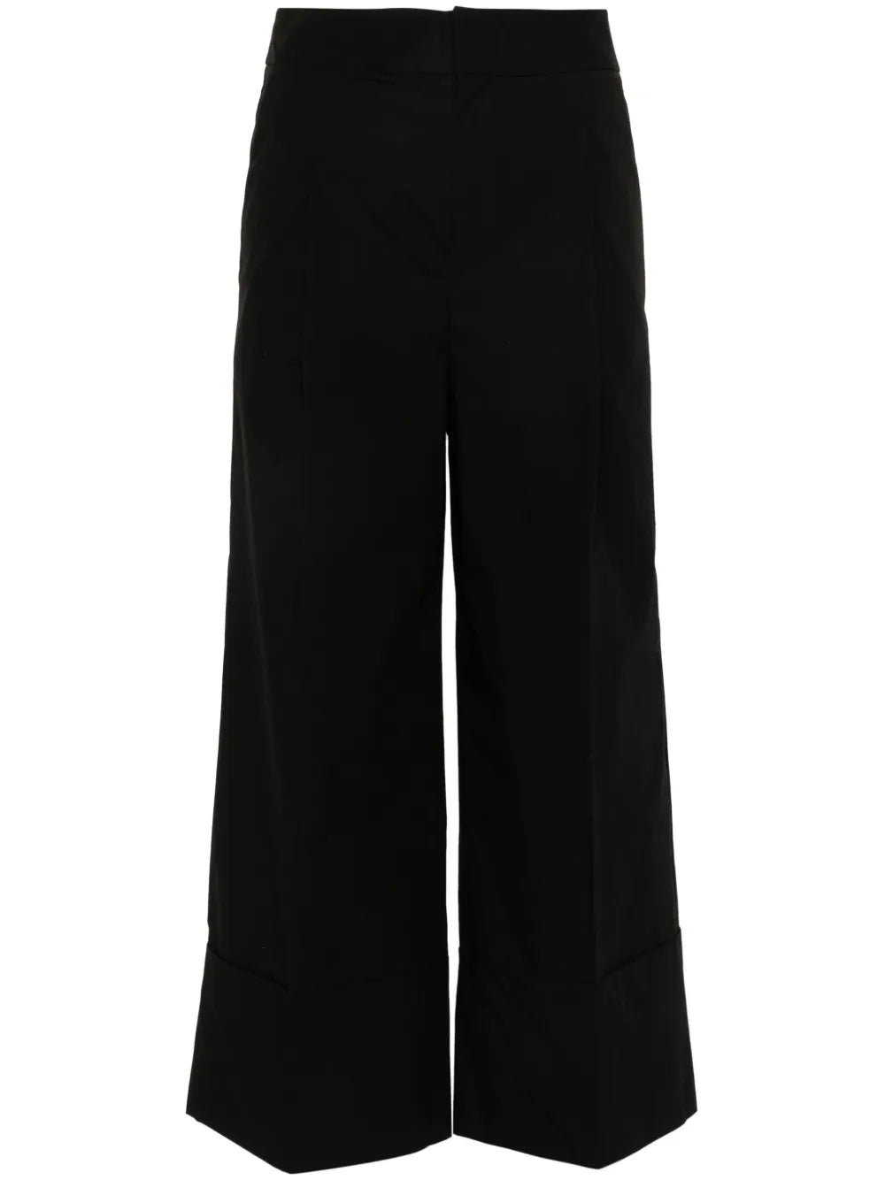 Cropped Straight Trousers