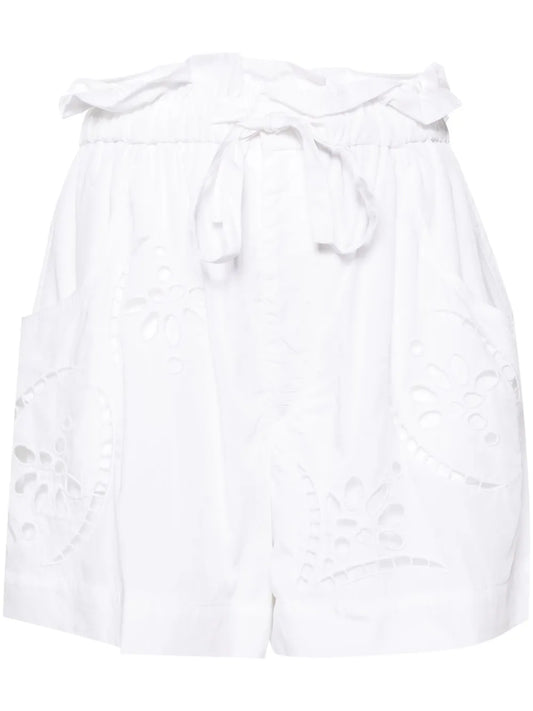 Hidea Lace-Detailed Shorts