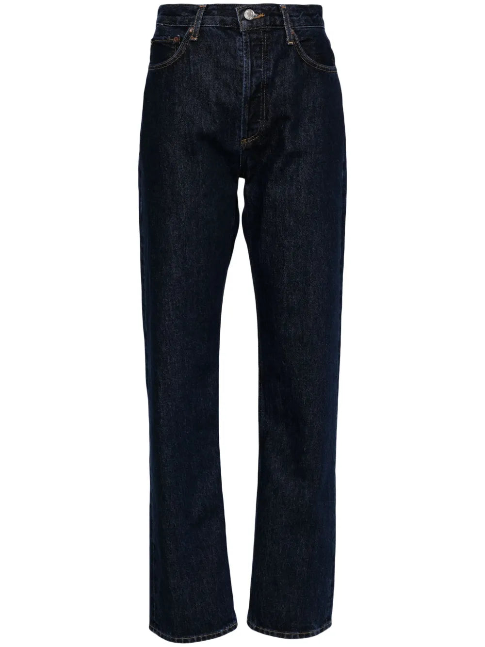Five-Pocket Straight-Leg Jeans