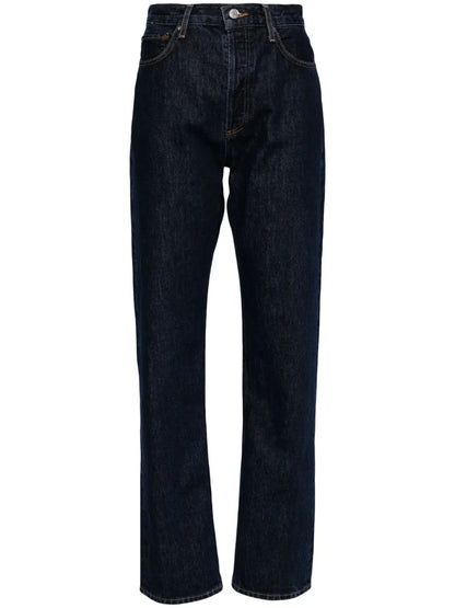 Five-Pocket Straight-Leg Jeans