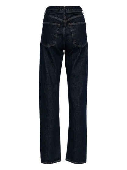 Five-Pocket Straight-Leg Jeans