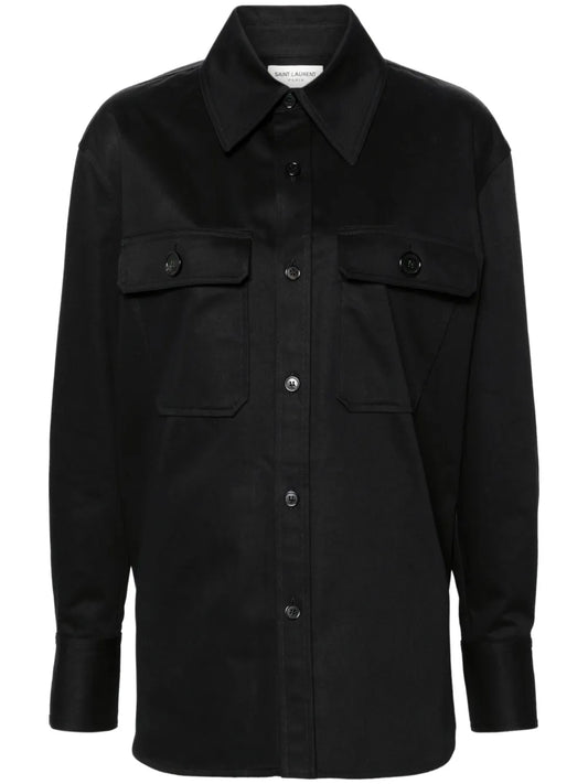 Saharienne Twill Cotton Shirt