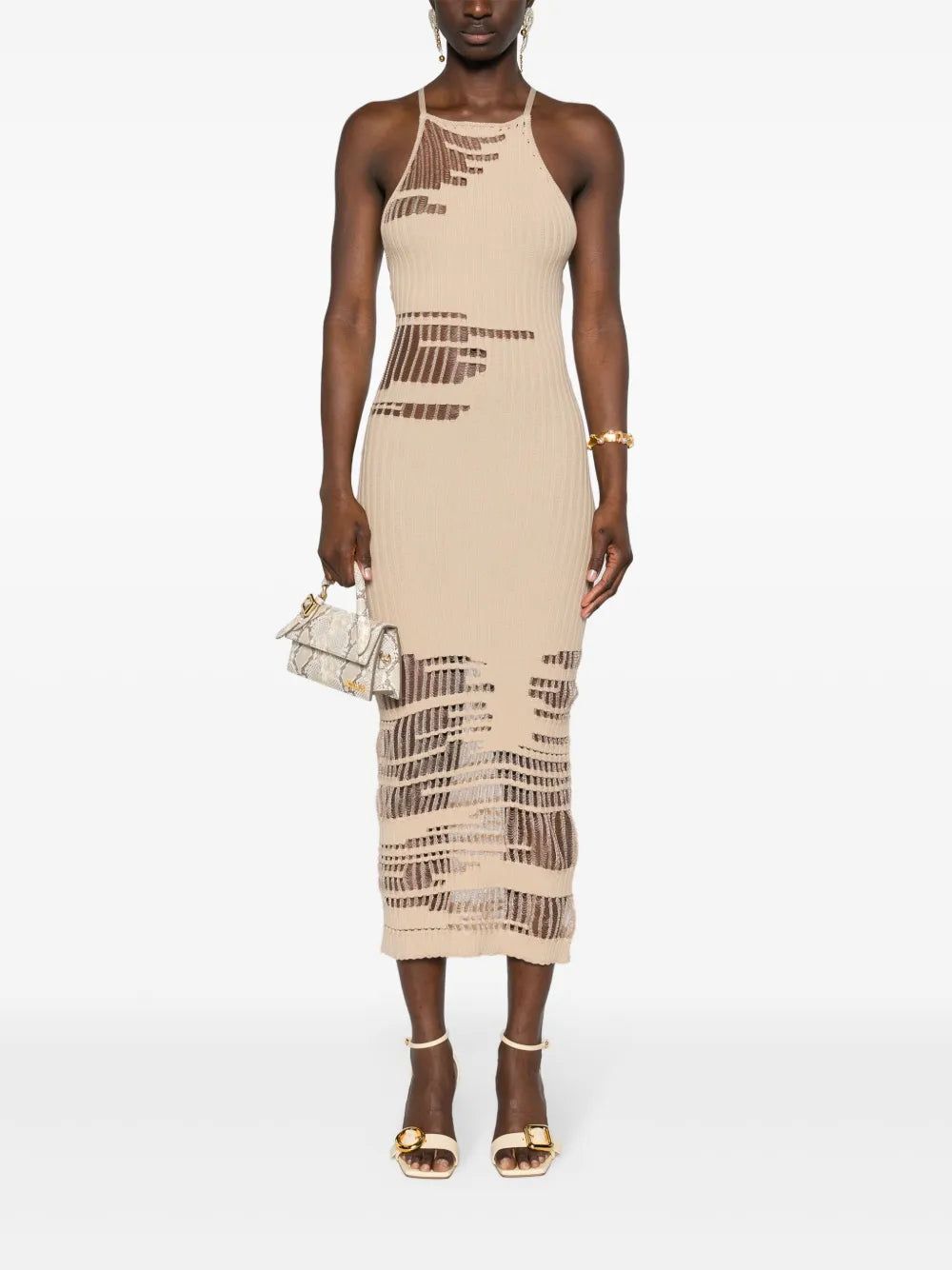 Nodin Ripped Knitted Dress