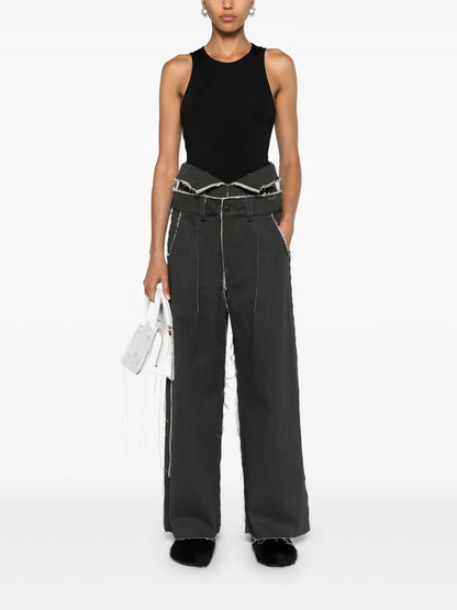 Wave Cropped Tank Top
