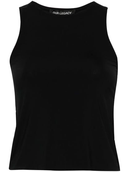 Wave Cropped Tank Top