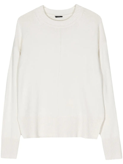 Crew-Neck Silk-Blend Jumper