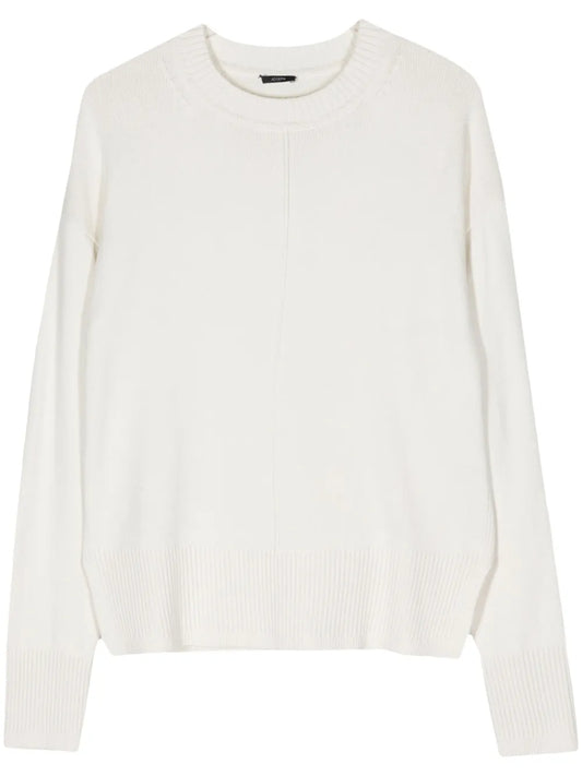 Crew-Neck Silk-Blend Jumper