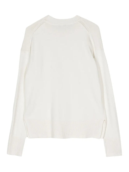 Crew-Neck Silk-Blend Jumper
