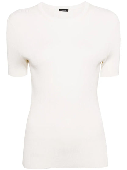 Round-Neck Knitted Top
