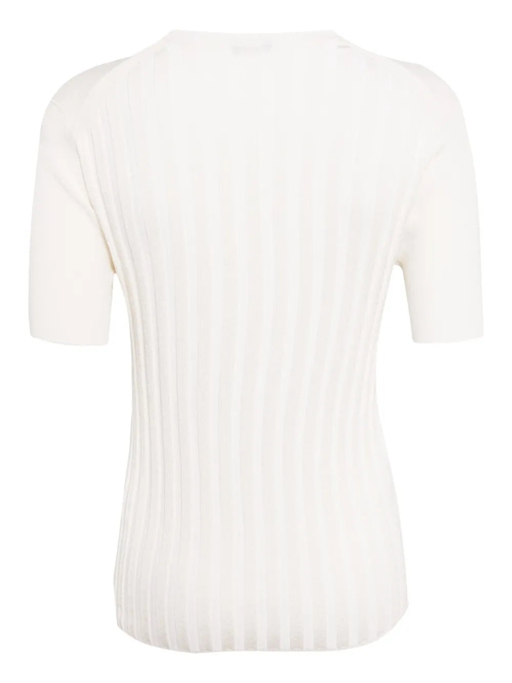 Round-Neck Knitted Top