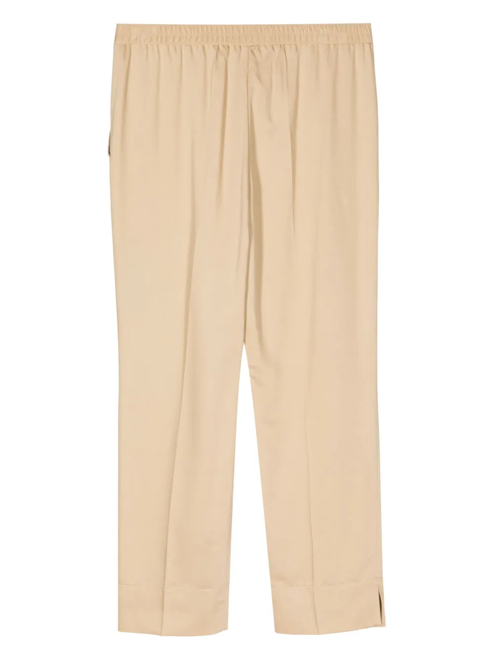 Mid-Rise Straight-Leg Trousers