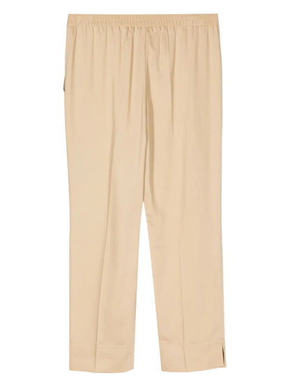 Mid-Rise Straight-Leg Trousers