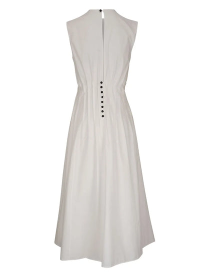 The Wes Pintuck-Detail Midi Dress