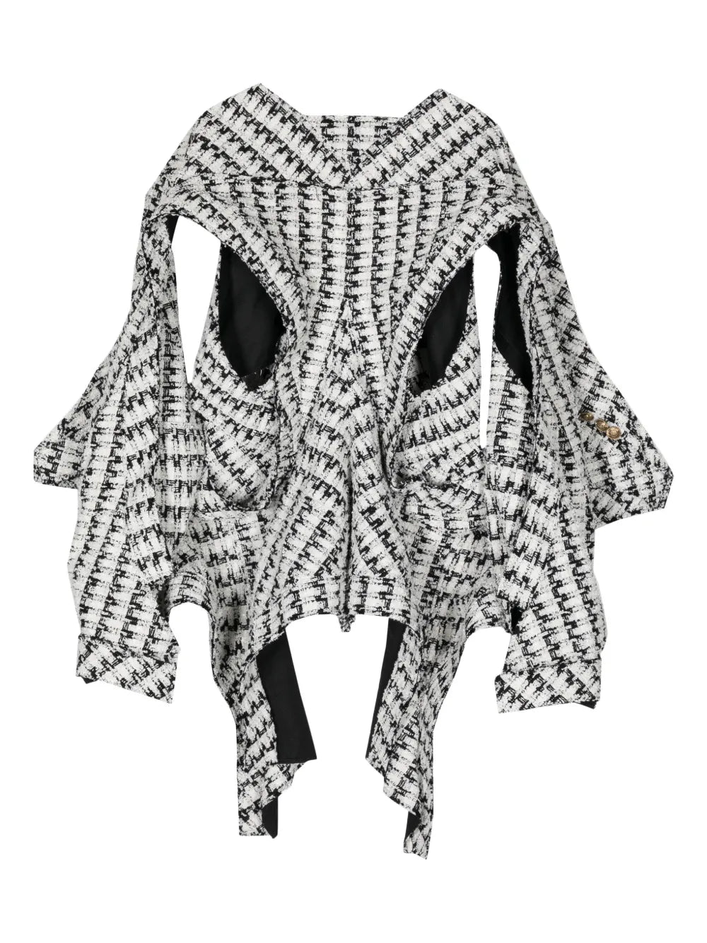 Layered Tweed Jacket