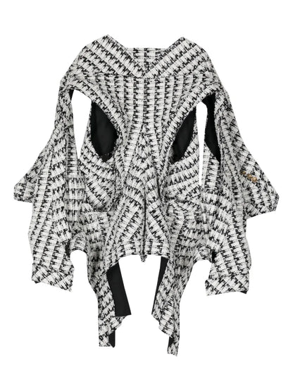 Layered Tweed Jacket