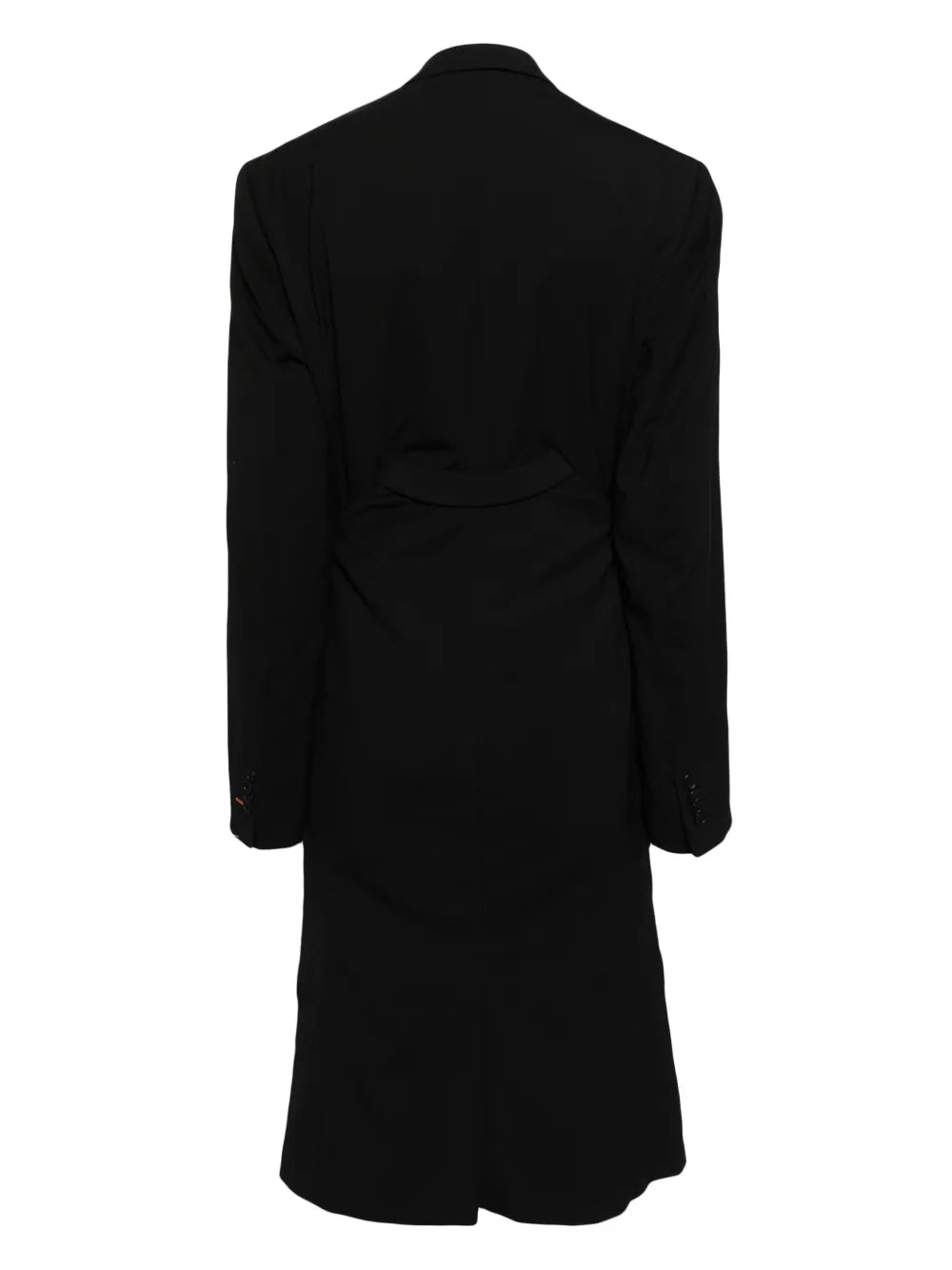 Panelled Single-Breasted Coat