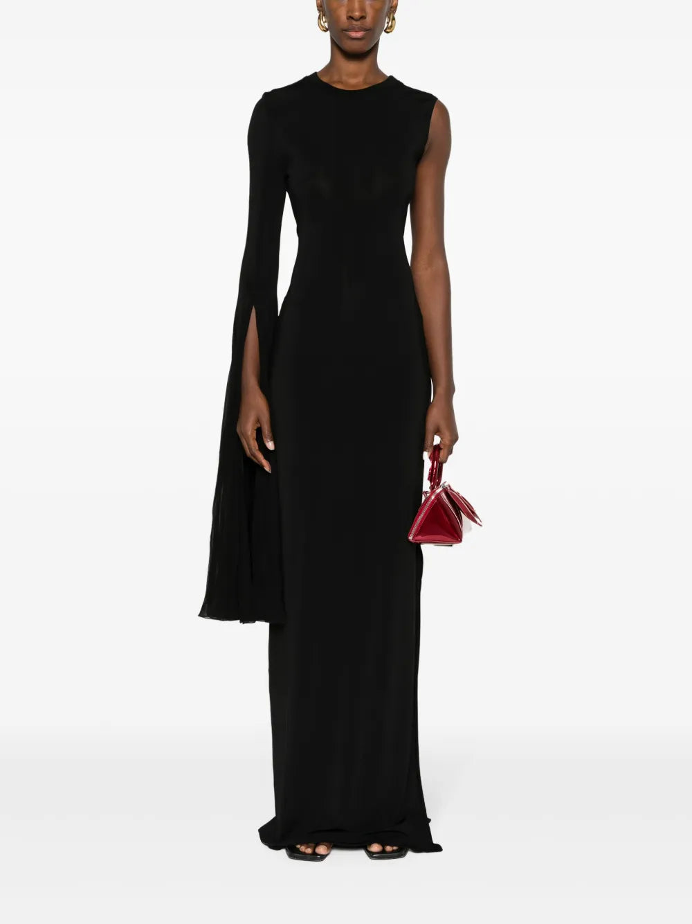 Asymmetric-Design Dress