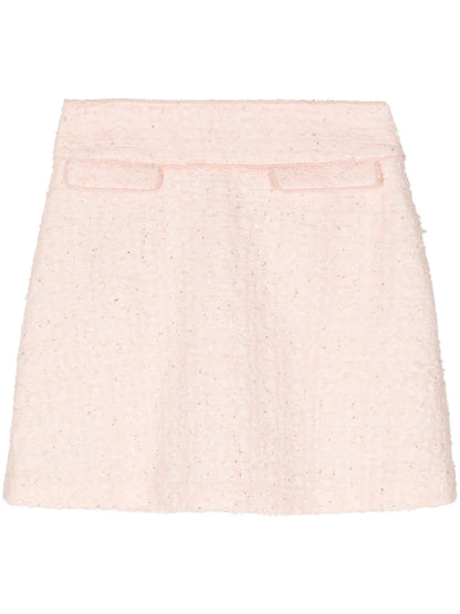 Tweed A-Line Miniskirt