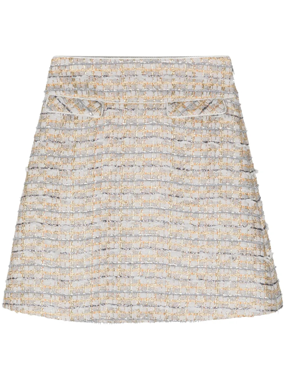 Tweed A-Line Miniskirt