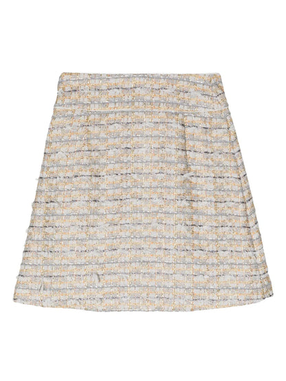 Tweed A-Line Miniskirt