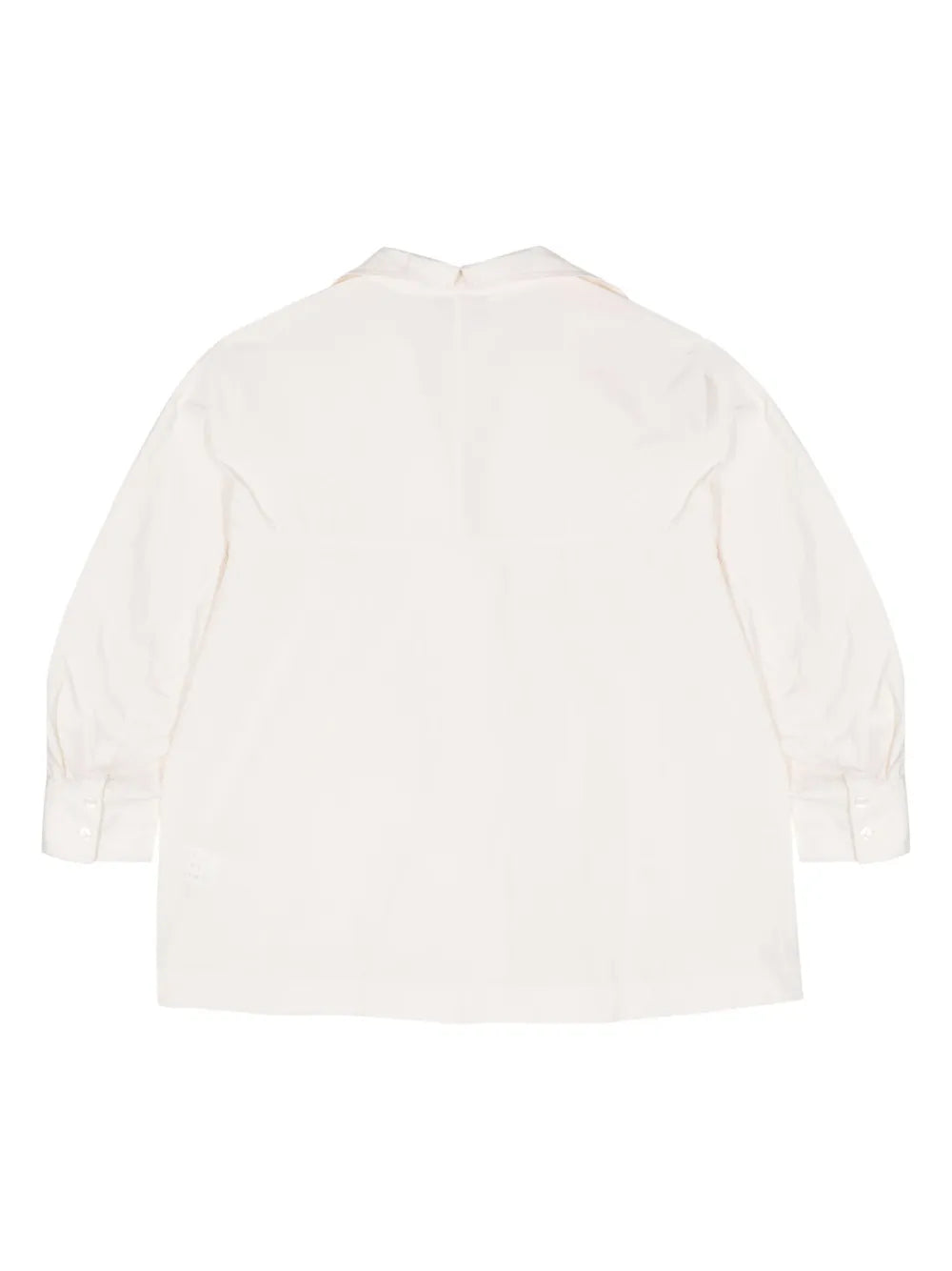 Knot-Detail Crinkled Shirt