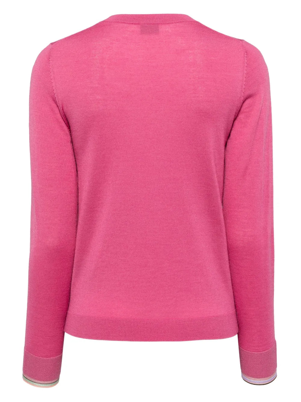 Ribbed-Edge Wool-Blend Jumper
