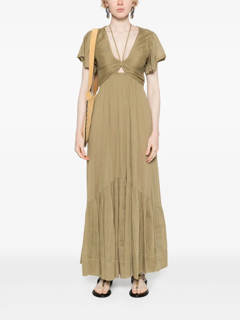 Agathe Crepe Maxi Dress