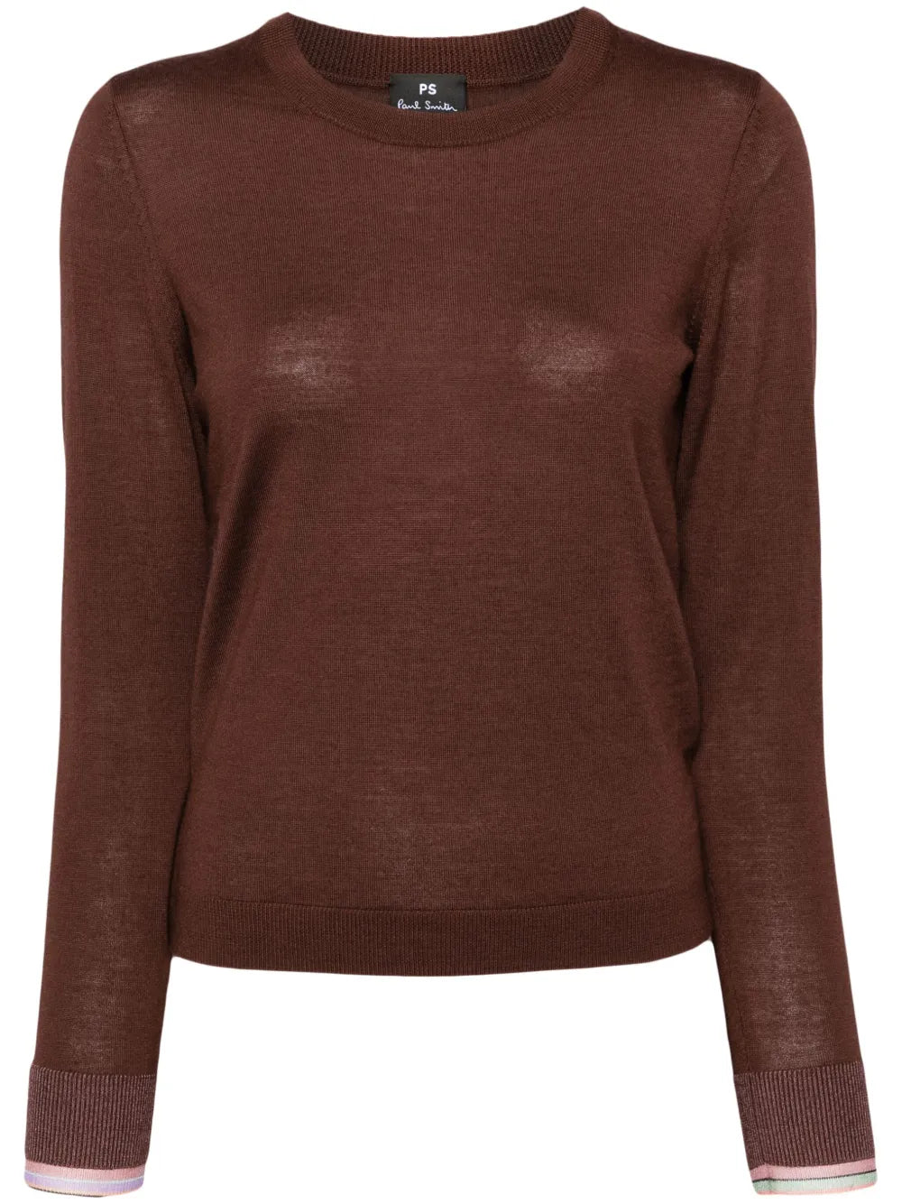 Ribbed-Edge Wool-Blend Jumper