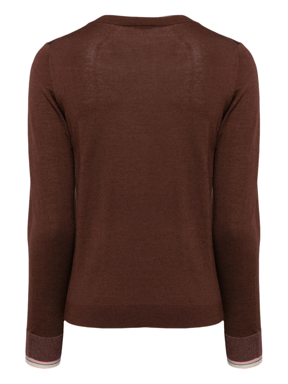 Ribbed-Edge Wool-Blend Jumper