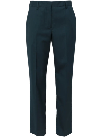 Pressed-Crease Wool Trousers