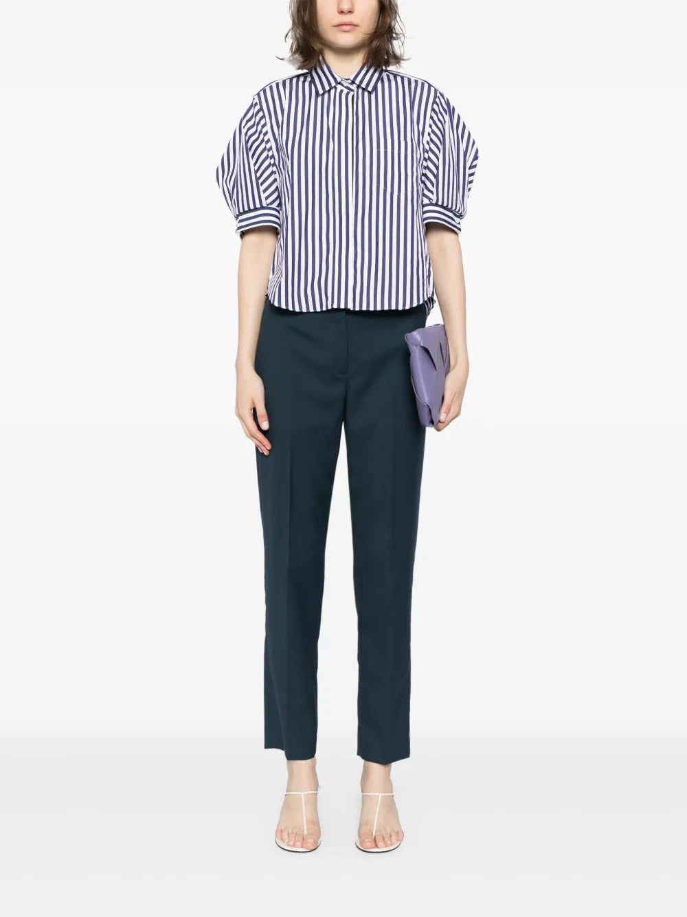 Pressed-Crease Wool Trousers