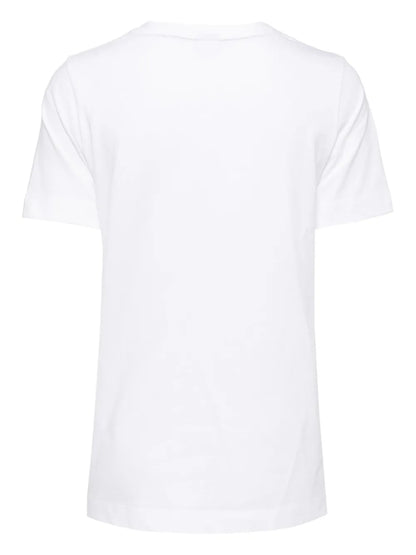 Logo-Embroidered V-Neck T-Shirt
