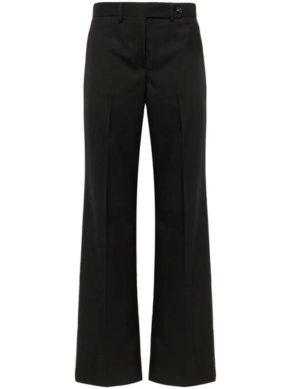 Pressed-Crease Wool Trousers