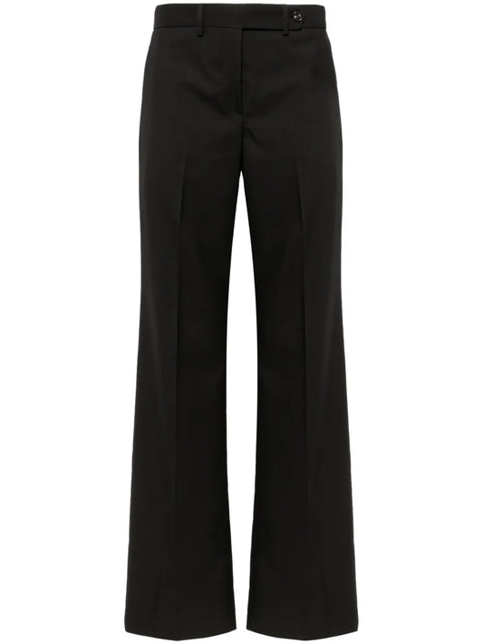 Pressed-Crease Wool Trousers